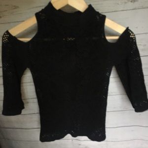 Bebe cold shoulder top